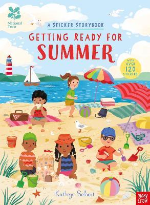National Trust: Getting Ready for Summer, A Sticker Storybook - cover