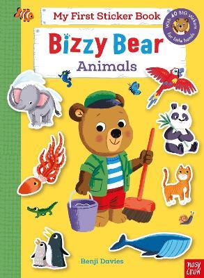 Bizzy Bear: My First Sticker Book Animals - cover