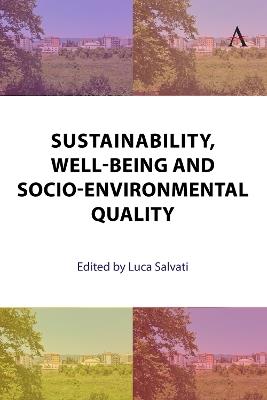 Sustainability, Well-Being and Socio-Environmental Quality - cover