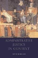 Administrative Justice in Context - cover