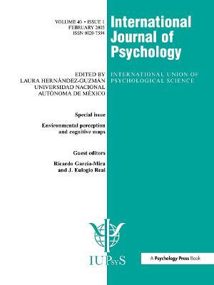 Environmental Perception and Cognitive Maps: A Special Issue of the International Journal of Psychology - cover