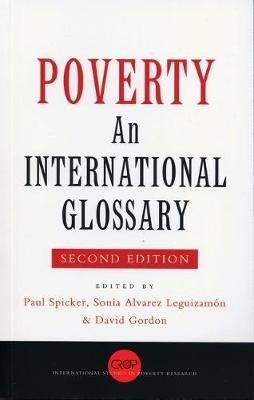 Poverty: An International Glossary - cover