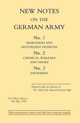 New Notes on the German Army - War Office - cover