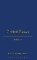 Critical Essays - Edward Burnaby Greene - cover