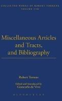 Miscellaneous Articles and Tracts and Bibliography - Robert Torrens - cover