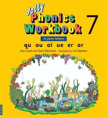 Jolly Phonics Workbook 7: In Print Letters (American English edition) - Sue Lloyd,Sara Wernham - cover
