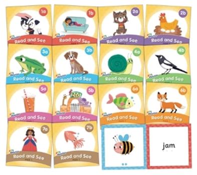 Libro inglese Jolly Phonics Read and See, Pack 1: in Precursive Letters (British English edition) Sue Lloyd , Sara Wernham