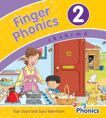 Finger Phonics Book 2: in Precursive Letters (British English edition) - Sara Wernham,Sue Lloyd - cover