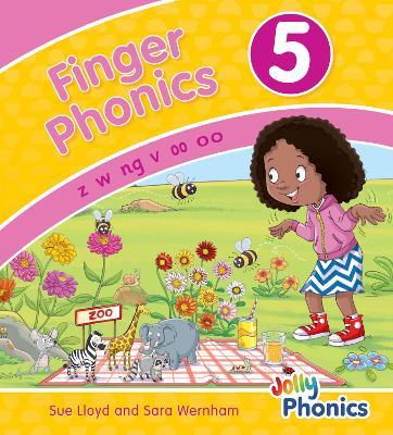 Finger Phonics Book 5: in Precursive Letters (British English edition) - Sara Wernham,Sue Lloyd - cover