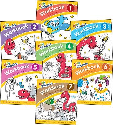 Jolly Phonics Workbooks 1-7: in Precursive Letters (British English edition) - Sara Wernham,Sue Lloyd - cover
