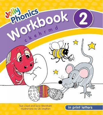 Jolly Phonics Workbook 2: In Print Letters (American English edition) - Sue Lloyd,Sara Wernham - cover