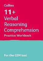 11+ Verbal Reasoning Comprehension Practice Workbook: For the 2024 Cem Tests - Collins 11+ - cover