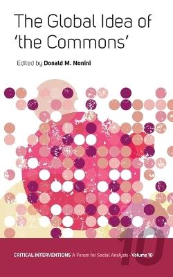 The Global Idea of 'The Commons' - cover