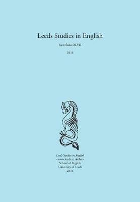 Leeds Studies in English 2016 - cover