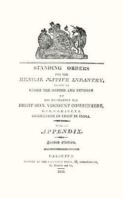Standing Orders for the Bengal Native Infantry 1829 - N/A - cover