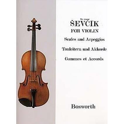  Otakar Sevcik - Sevcik Violin Studies: Scales And Arpeggios - violino - copertina