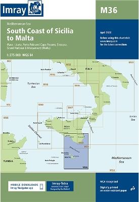 Imray Chart M36: South Coast of Sicilia to Malta - Imray - cover