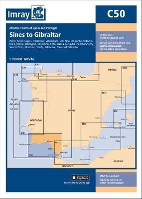 Imray Chart: Sines to Gibraltar - cover