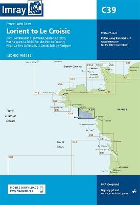 Imray Chart C39: Lorient to Le Croisic - Imray - cover