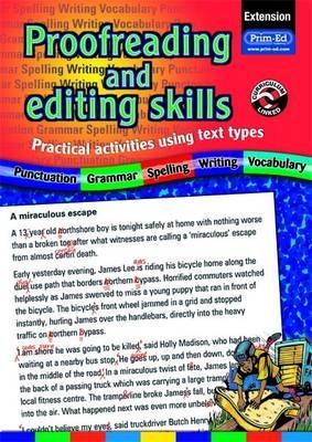 Proofreading and Editing Skills: Practical Activities Using Text Types - cover