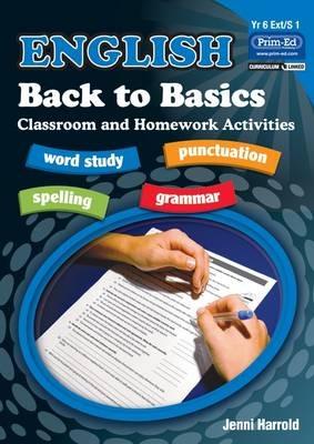 English Homework: Back to Basics Activities for Class and Home - Jenni Harrold - cover