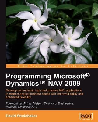 Programming Microsoft Dynamics NAV 2009 - David Studebaker - cover