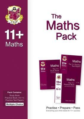 The 11+ Maths Bundle Pack - Multiple Choice (for GL & Other Test Providers) - CGP Books - cover