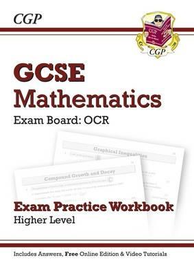 GCSE Maths OCR Exam Practice Workbook (with Answers and Online Edition) - Higher - CGP Books - cover