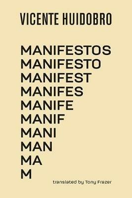 Manifestos - Vicente Huidobro - cover