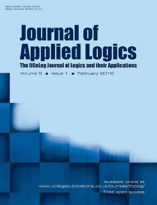 Journal of Applied Logics - IfCoLog Journal: Volume 5, number 1, February 2018 - cover
