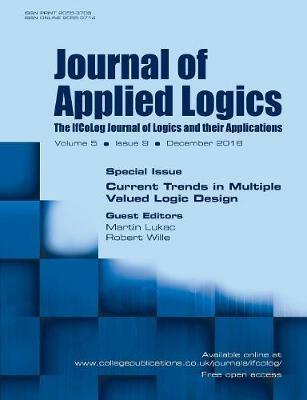 Journal of Applied Logics - IfCoLog Journal of Logics and their Applications. Volume 5, number 9, December 2018. Special issue: Current Trends in Multiple Valued Logic Design - cover