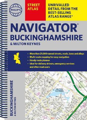 Philip's Navigator Street Atlas Buckinghamshire and Milton Keynes - Philip's Maps - cover