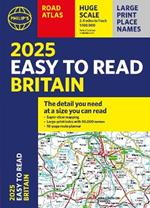 2025 Philip's Easy to Read Road Atlas of Britain: (A4 Paperback)