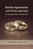 Marital Agreements and Private Autonomy in Comparative Perspective - cover