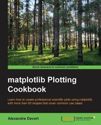 matplotlib Plotting Cookbook - Alexandre Devert - cover