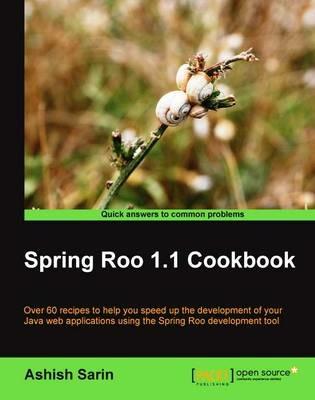 Spring Roo 1.1 Cookbook - Ashish Sarin - cover