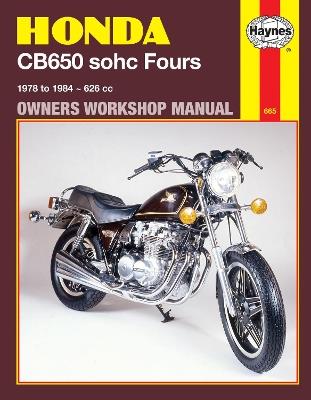 Honda CB650 Sohc Fours (78 - 84) - Haynes Publishing - cover