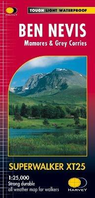 Ben Nevis: Mamores & Grey Corries - Harvey Map Services Ltd. - cover