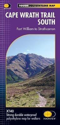 Cape Wrath Trail South: Fort William to Srathcarron - Harvey Map Services Ltd. - cover
