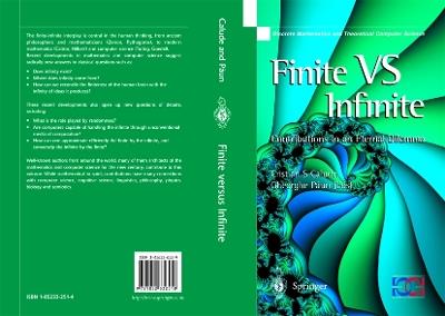 Finite Versus Infinite: Contributions to an Eternal Dilemma - Cristian S. Calude,Gheorghe Paun - cover