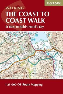 The Coast to Coast Map Booklet: 1:25,000 OS Route Map Booklet - Terry Marsh - cover