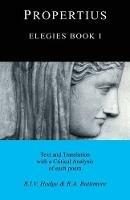 Propertius: Elegies I - Propertius - cover