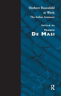 Herbert Rosenfeld at Work: The Italian Seminars - Herbert A. Rosenfeld - cover