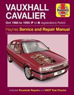 Vauxhall Cavalier Petrol (Oct 88 - 95) Haynes Repair Manual