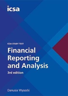 CSQS Financial Reporting and Analysis, 3rd edition - Danusia Wysocki - cover