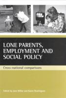 Lone parents, employment and social policy: Cross-national comparisons - cover
