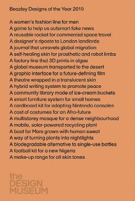 Beazley Designs of the Year 2019 - Beatrice Galilee,Maria McLintock - cover