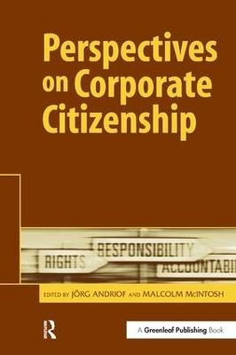 Perspectives on Corporate Citizenship - cover