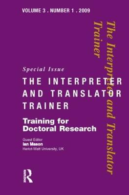 Training for Doctoral Research - J IAN Mason - cover