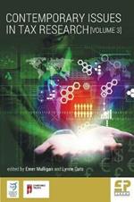 Contemporary Issues in Tax Research Volume 3